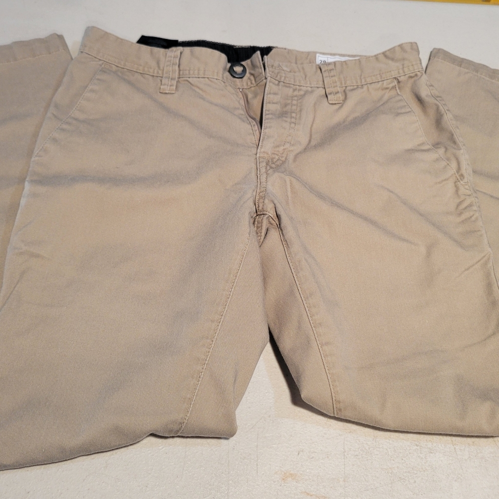 Volcom Mens Beige Casual Men Pants size 29X29